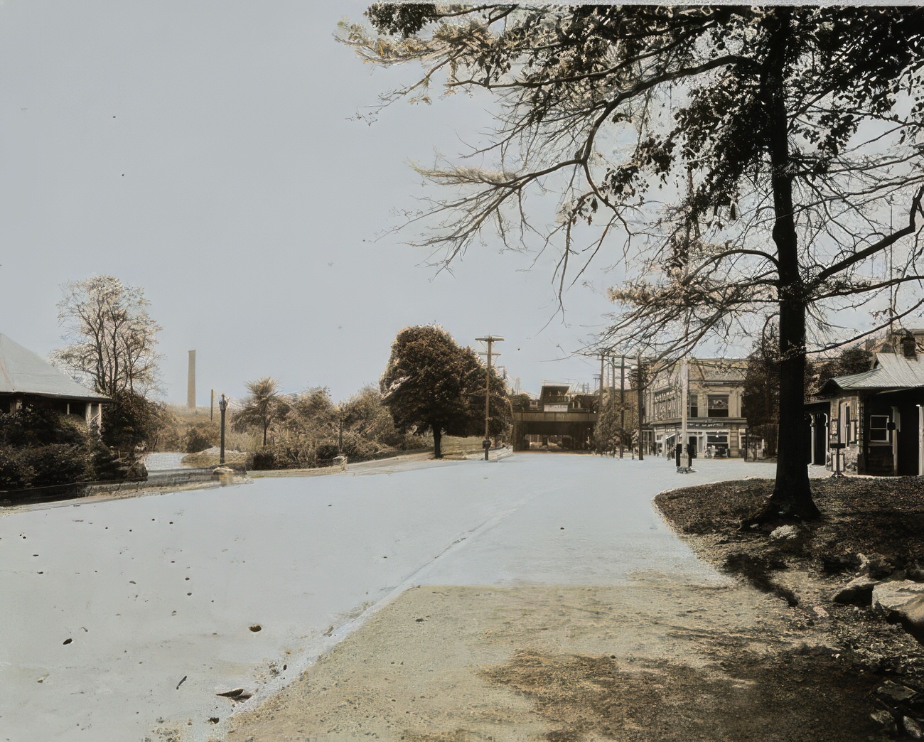 Entrance To Bronx Park, Circa 1920.