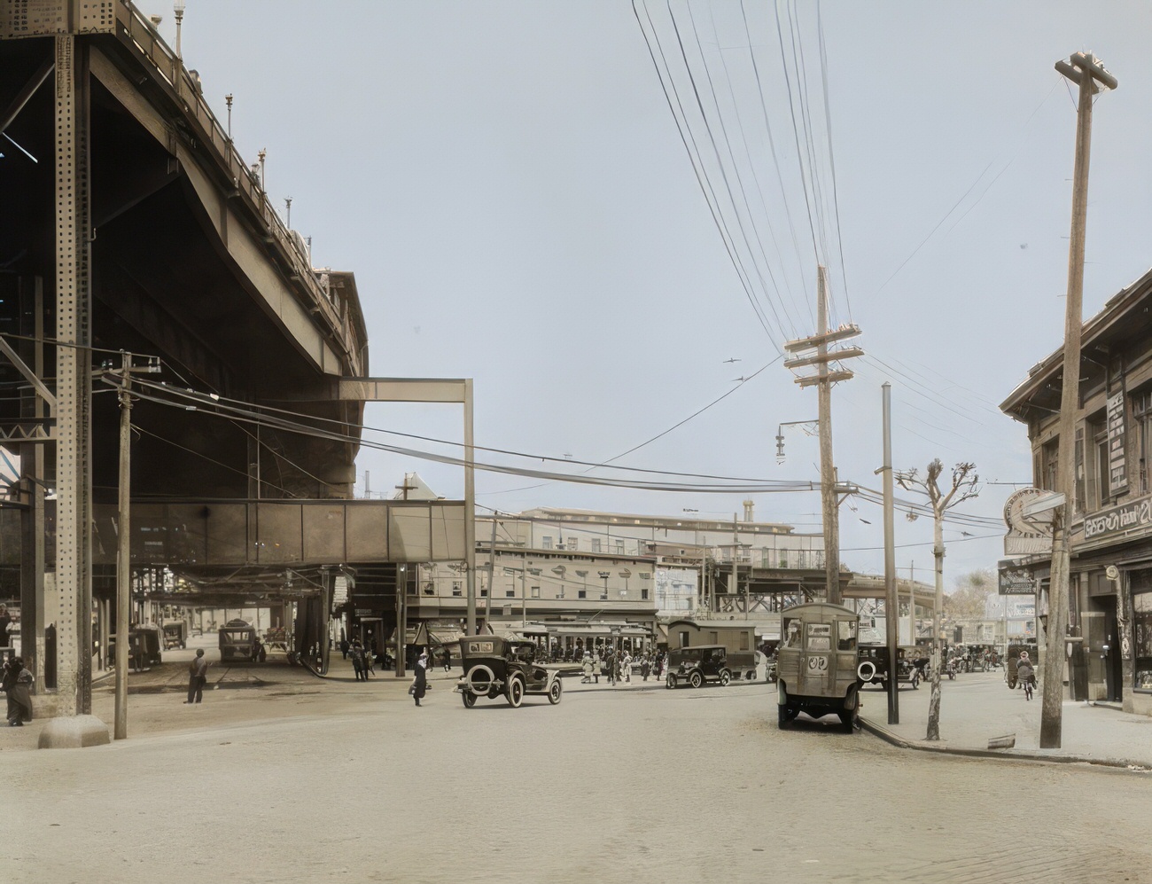 West Farms Station, Circa 1920.