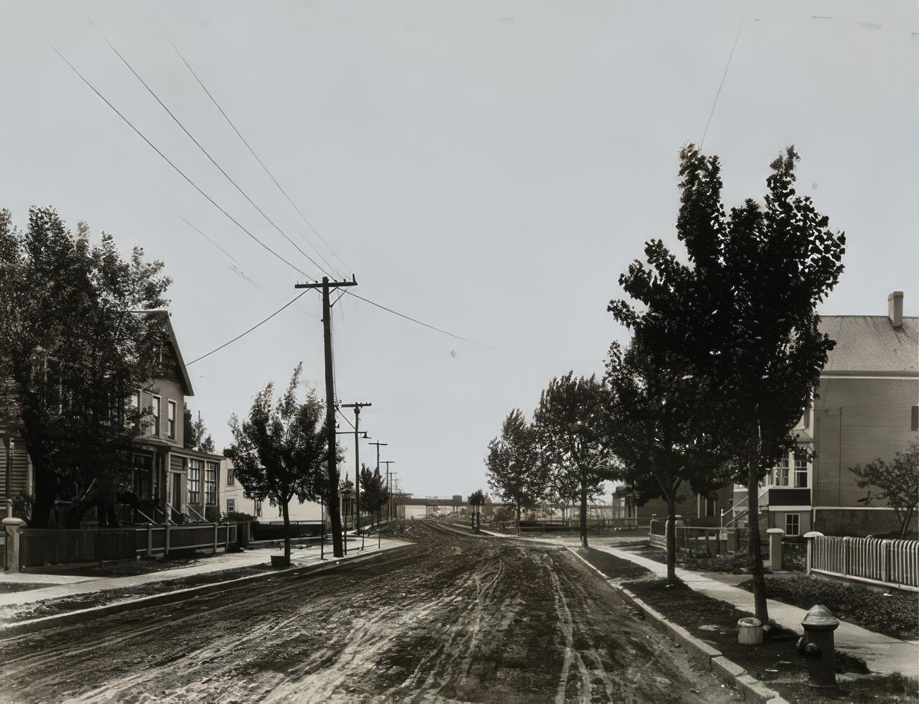 Commonwealth Avenue, 1922.
