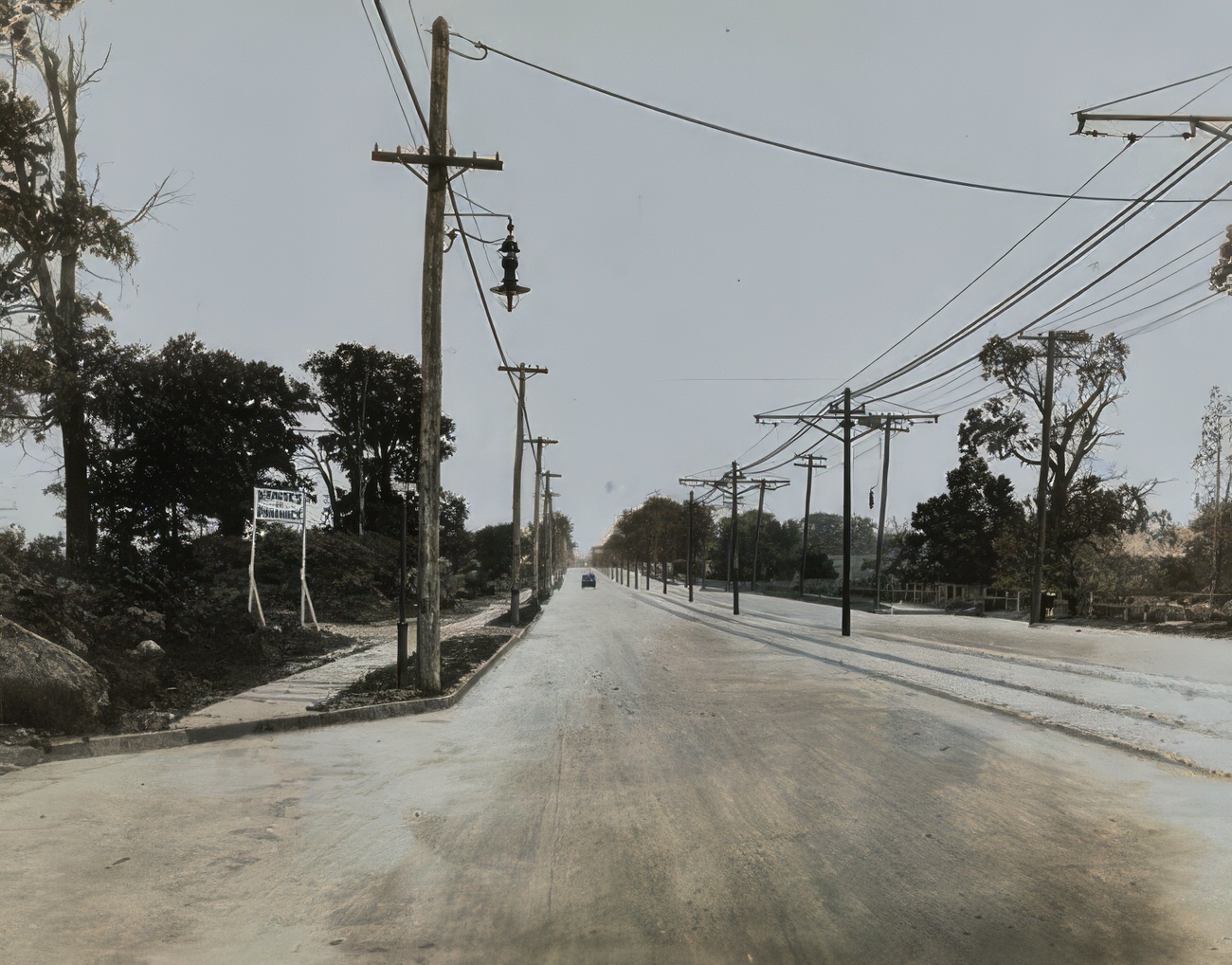 Sound View Avenue, Circa 1920.