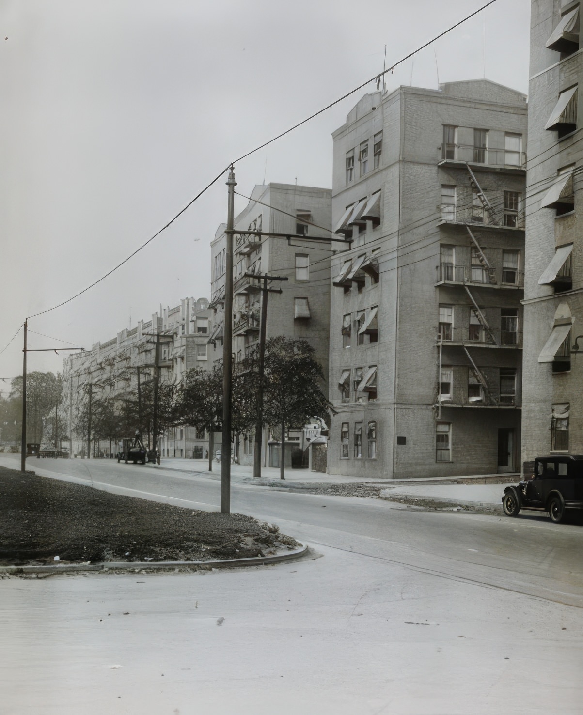 South Along University Place From Brandt Place, Circa 1925.