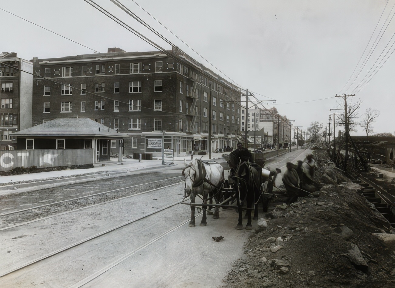 Corner Of Westchester Avenue And Evergreen Avenue, 1920.