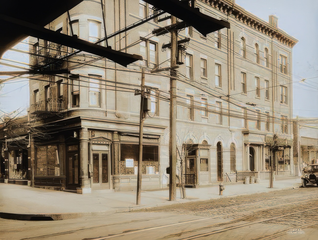 Burnside Avenue And Jerome Avenue, Northeast Corner, Future Site Of Corn Exchange Bank, Fordham Branch, 1922.