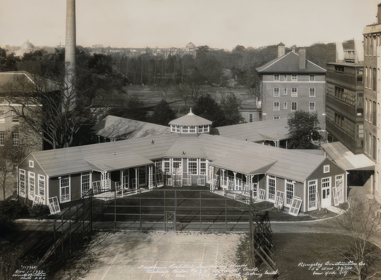 Fordham Hospital Temporary Wards From South Looking North, 1920.