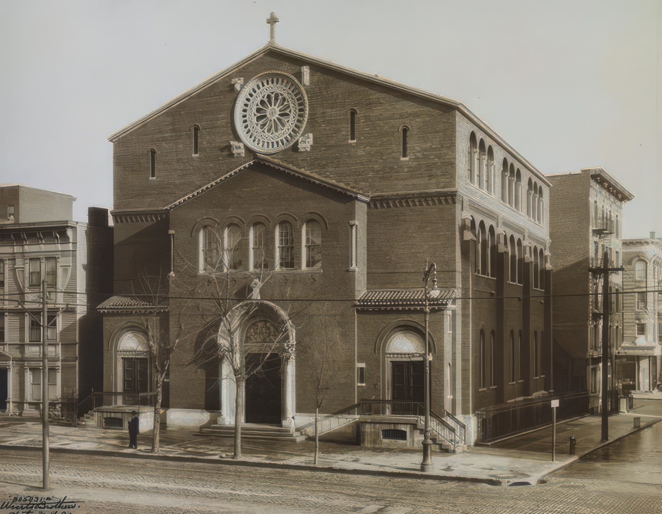 East 171St Street At Webster Avenue, Our Lady Of Victory Church, 1921.
