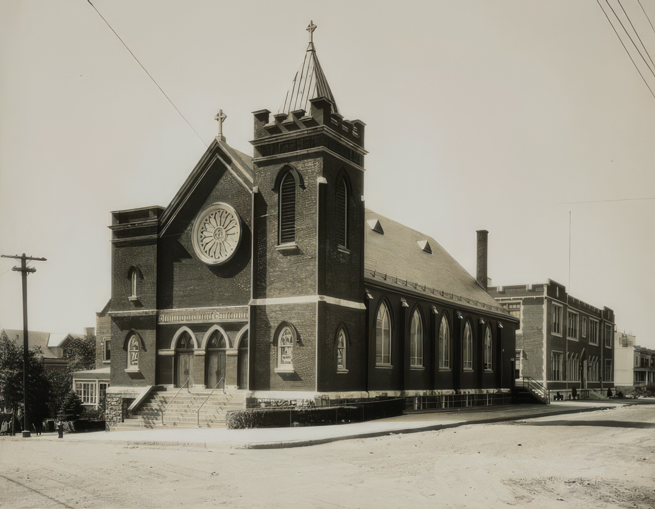 207Th Street And Perry Avenue, Saint Brendan'S Parochial School, Church, 1924.