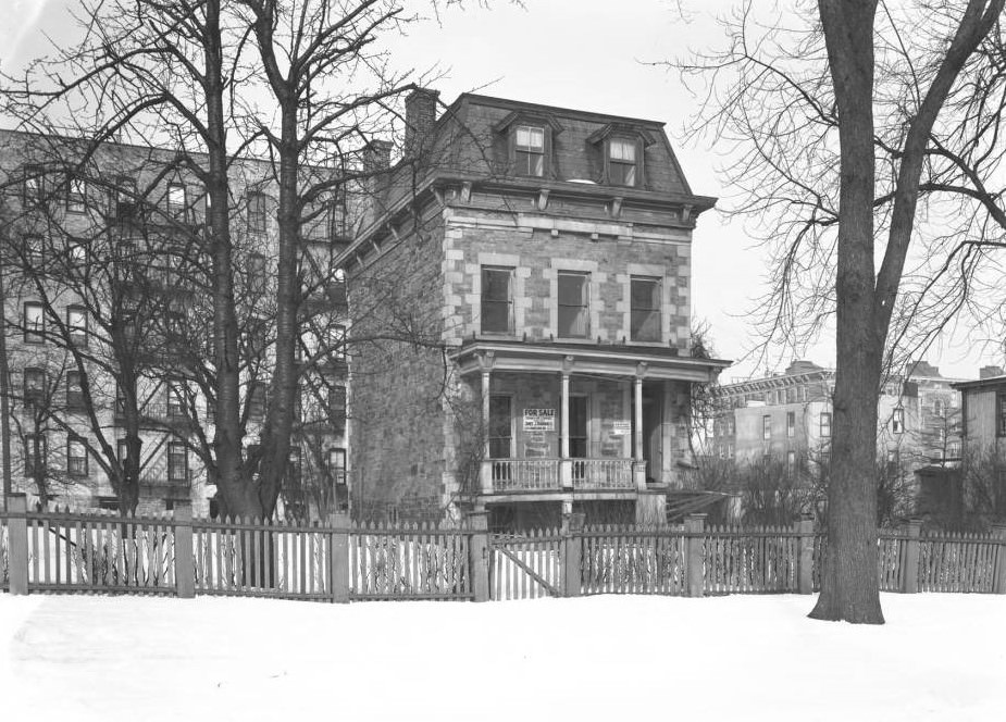 Stone House With Mansard Roof At 2391 Tiebout Avenue, Bronx, 1920S