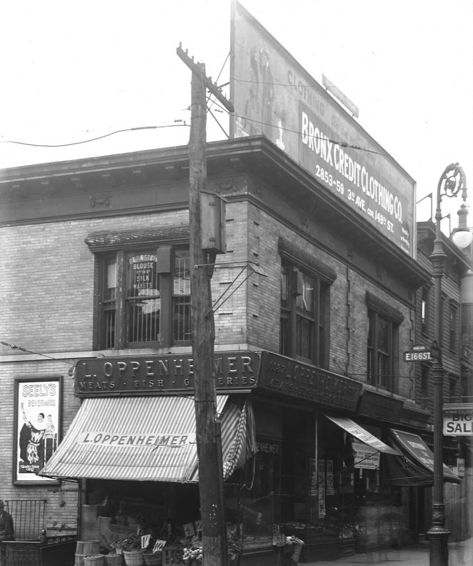 Third Avenue And East 166Th Street, Bronx, Circa 1920.