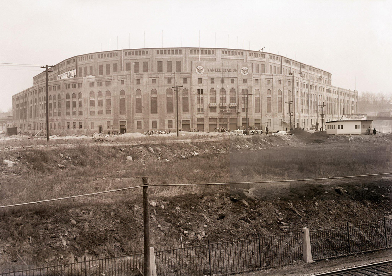 Construction Of Yankee Stadium Nearing Completion, 1923