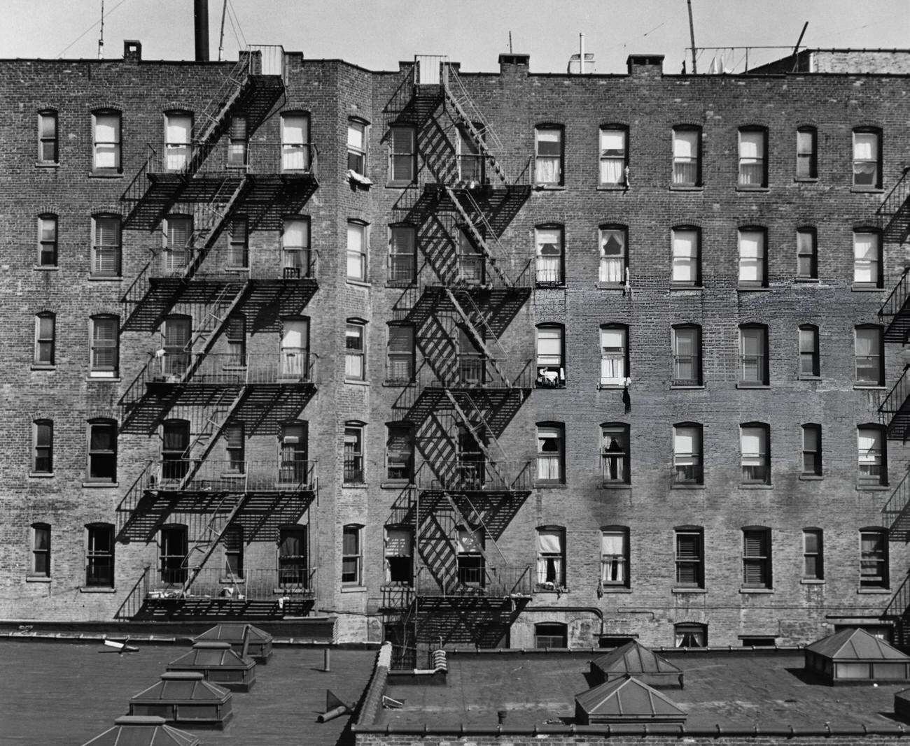 A Tenement Building In The Bronx, 1950.