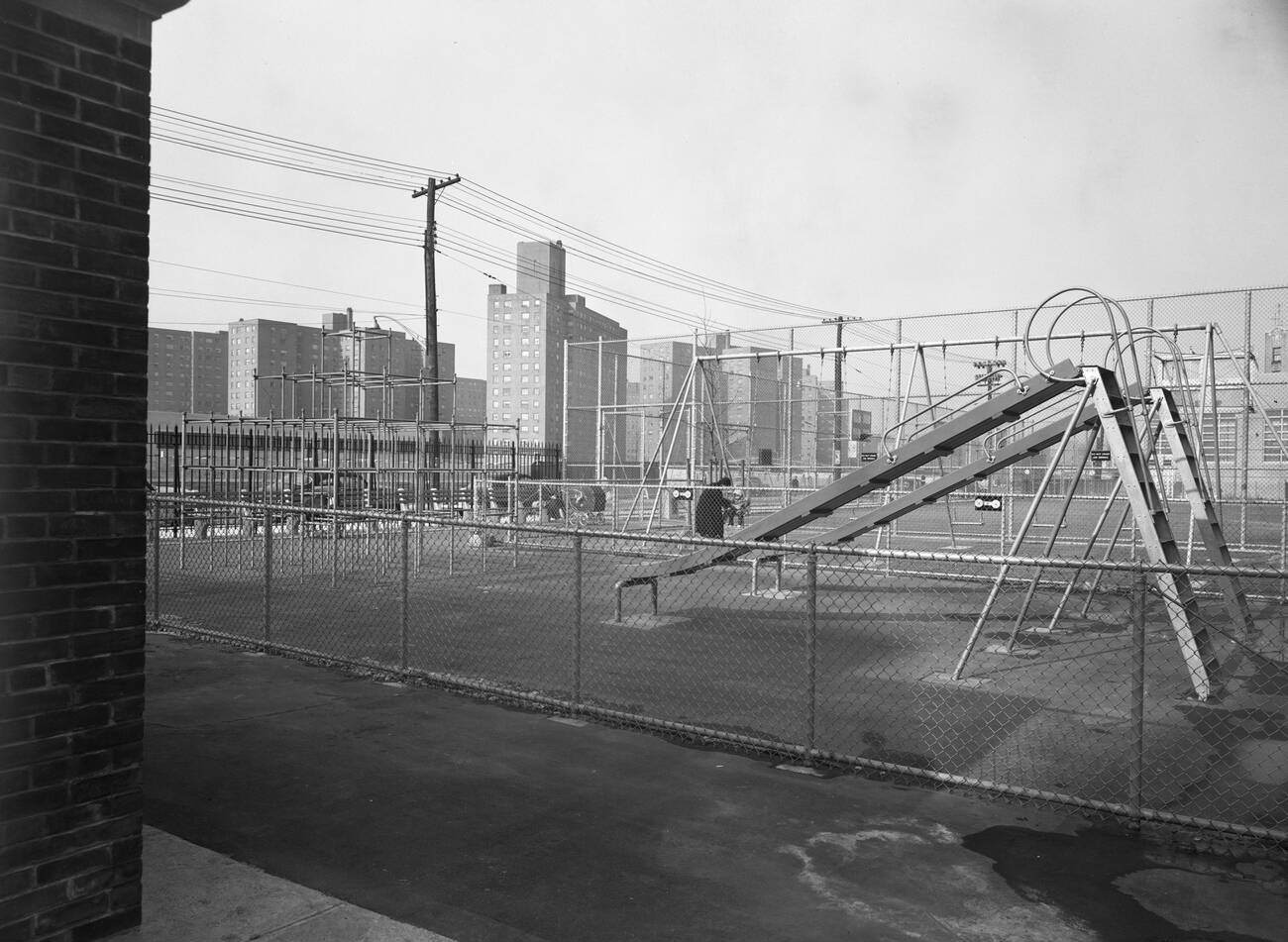 School Playground (Ps 122), Kingsbridge Rd. And Bailey Ave., Bronx, 1960S