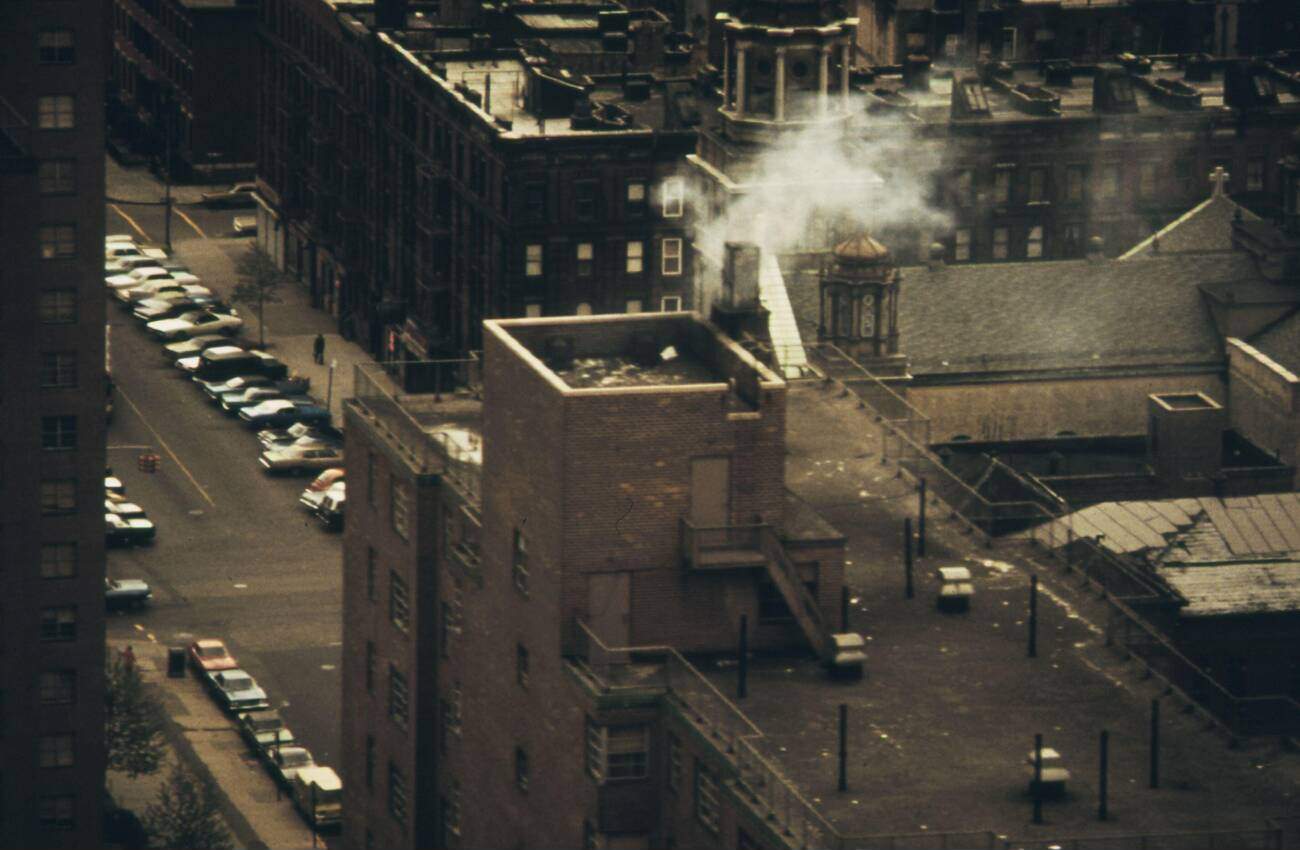 The Incinerator Of A South Bronx Tenement Operates Fully Around 1973