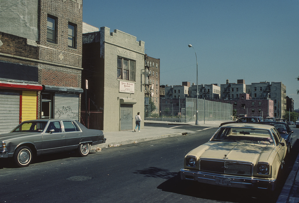 View East From 1069 Faile St., Bronx, 1988.