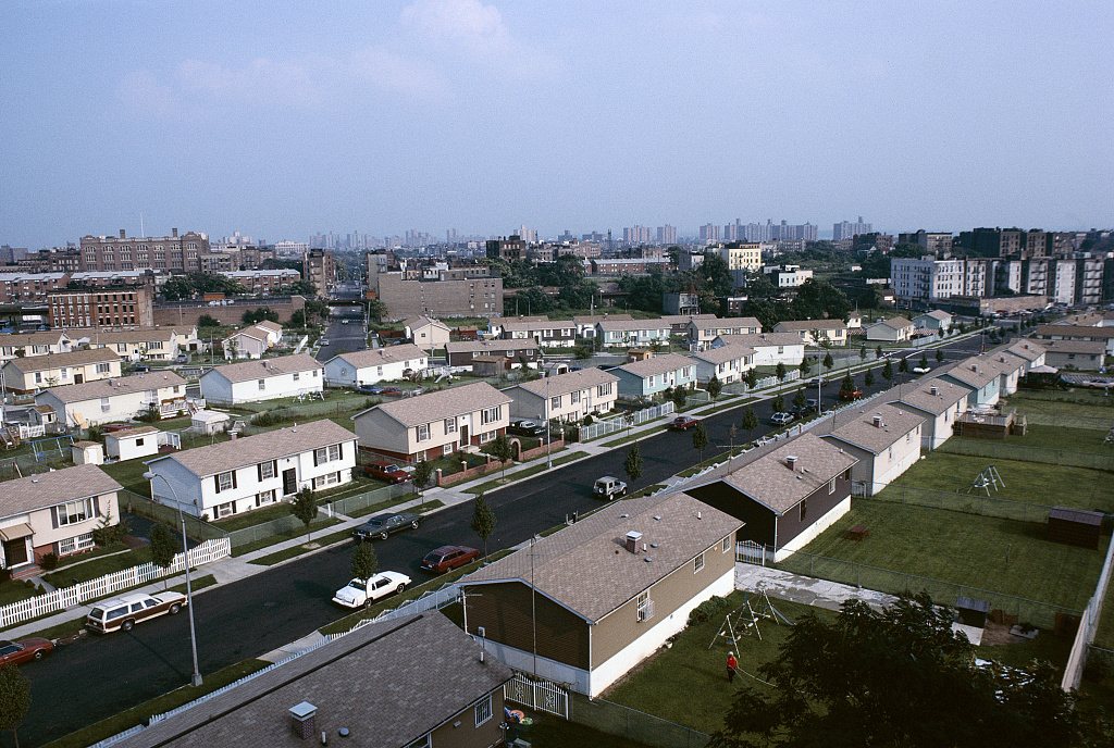 View East Along Charlotte St. From Boston Rd., Bronx, 1989.