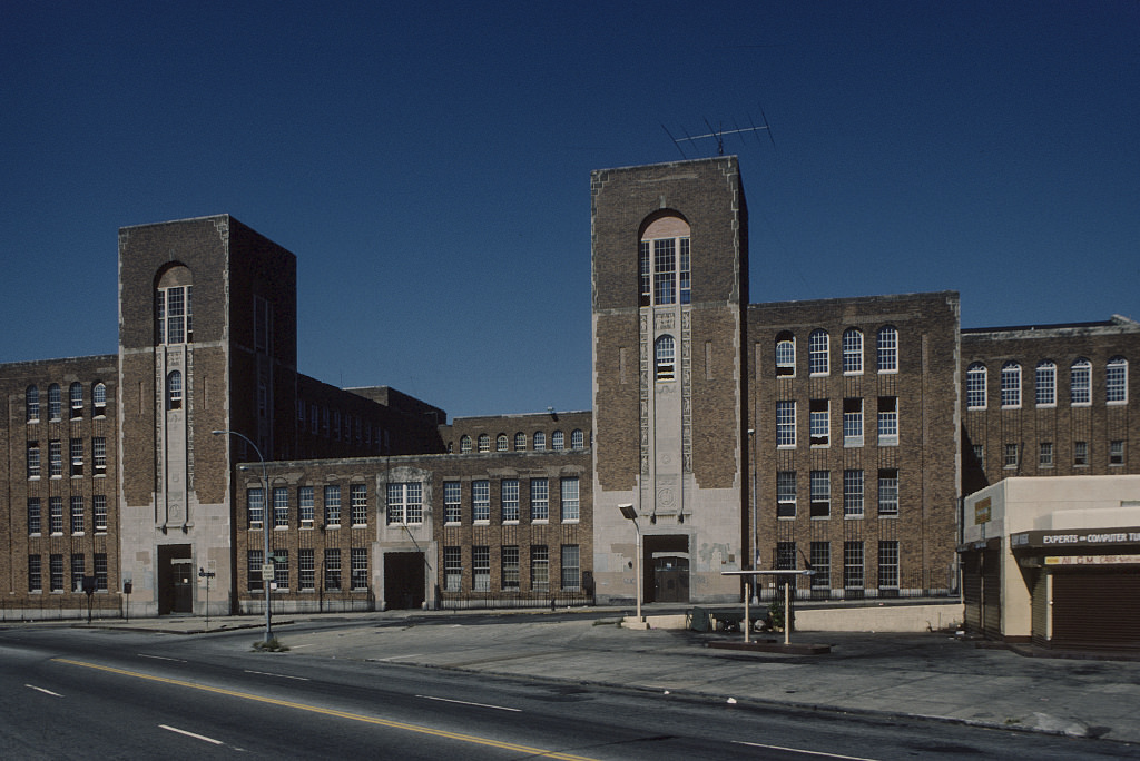Samuel Gompers Industrial High School, Southern Blvd. At E. 145Th St., Bronx, 1989.