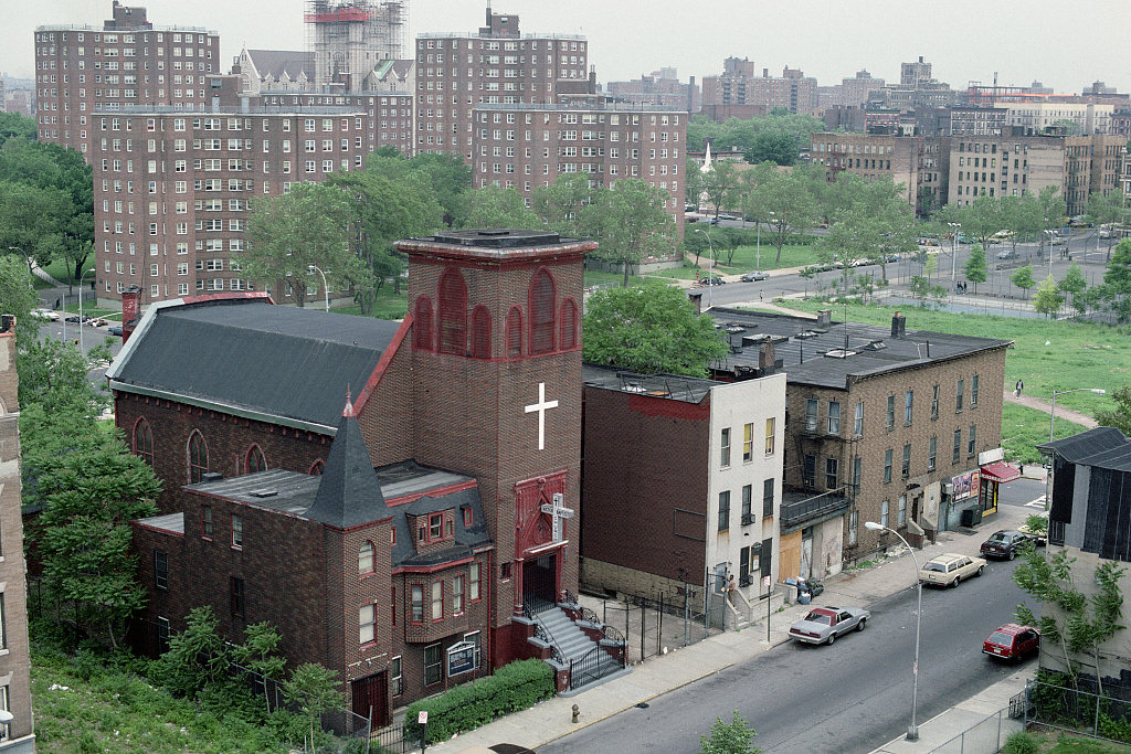 Union Ave., View Nw Toward E. 165Th St., Bronx, 1980