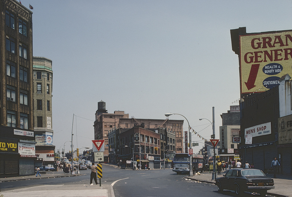 View North Along Third Ave. Toward E. 149Th St., Bronx, 1980.