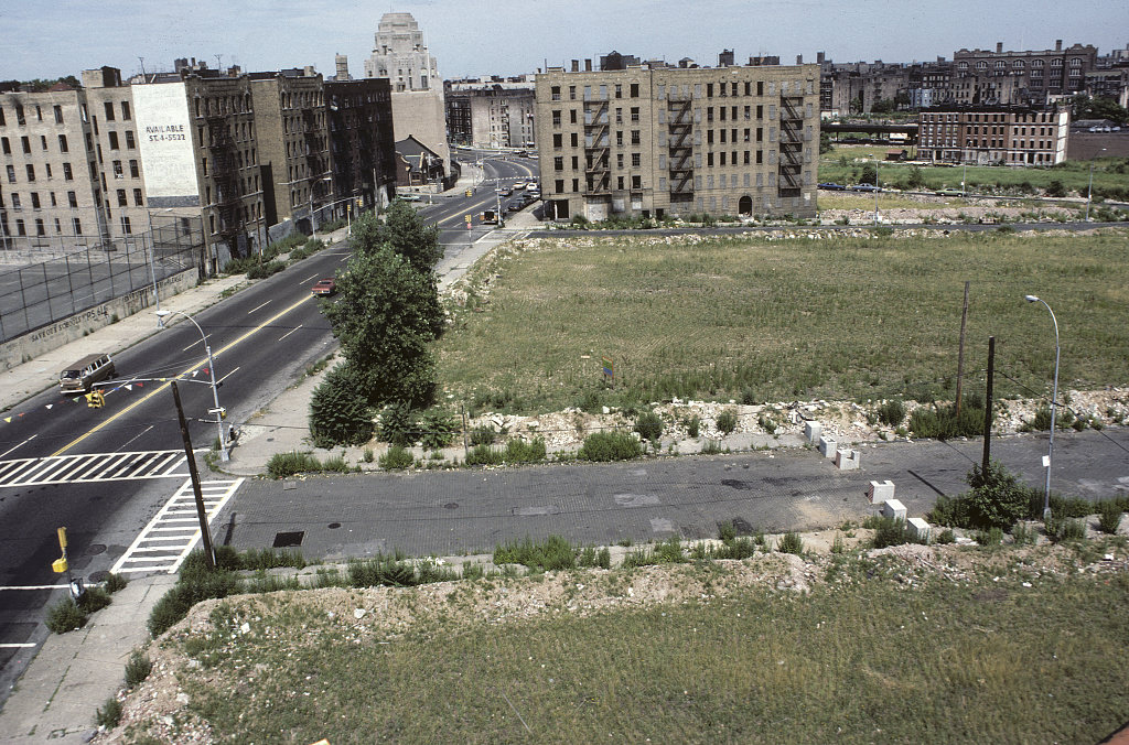 View Ne From Charlotte St. At Boston Rd., Bronx, 1983.
