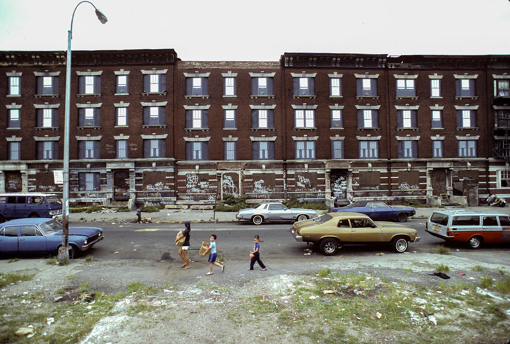 Fox St. North Of Longwood Ave., South Bronx, 1985.