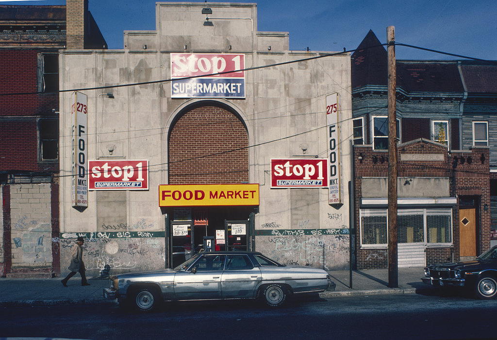 E. 169Th St. At Morris Ave., South Bronx, 1986.