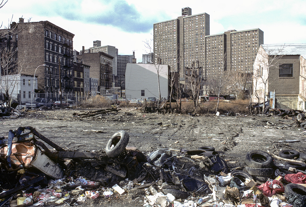 View West From Melrose Ave. At E. 159Th St., South Bronx, 1987.