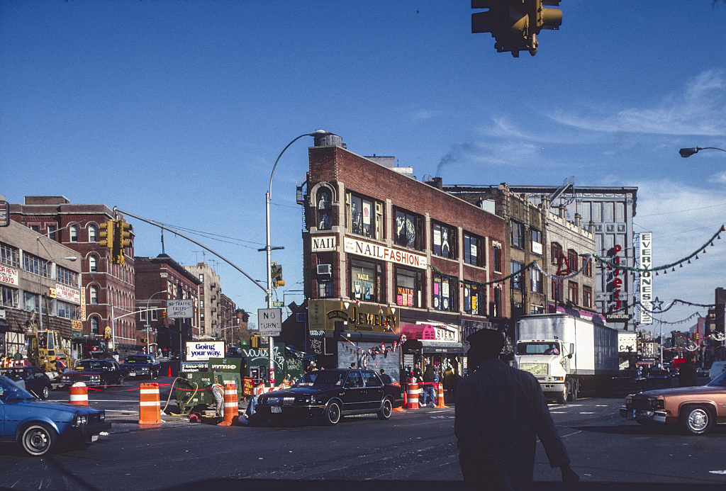 View North From Third Ave. At E. 149Th St., Bronx, 1992