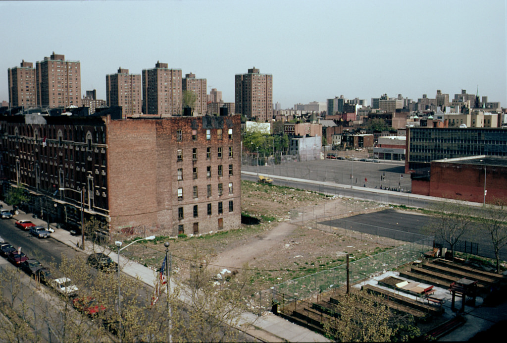 View Nw From Brook Ave. At E. 140Th St., Bronx, 1993