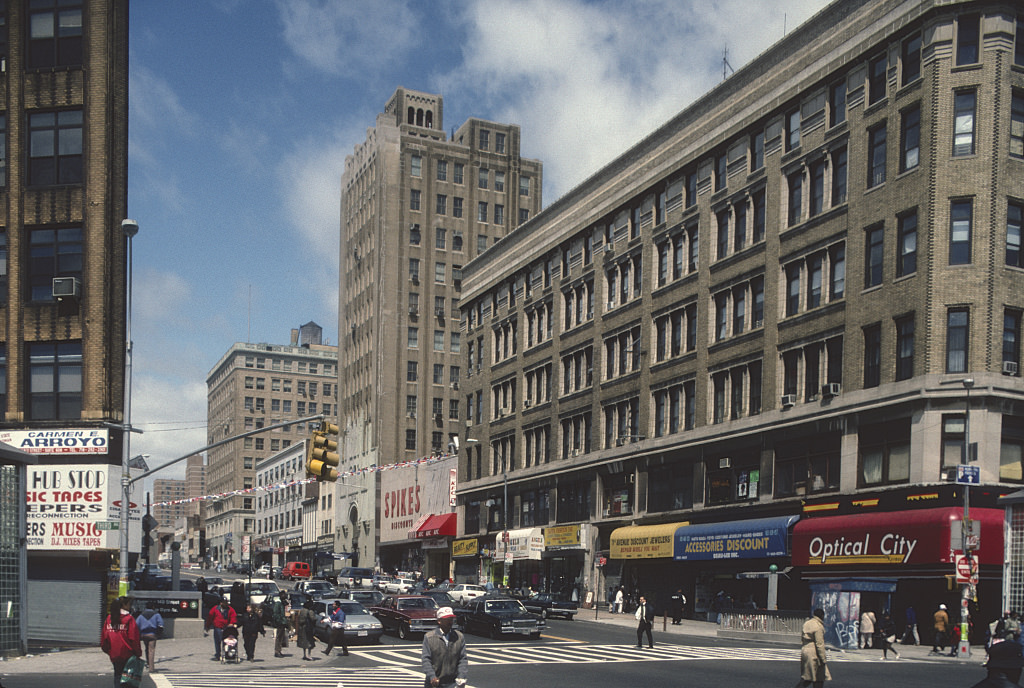 View West Along E. 149Th St. And Third Ave., Bronx, 1996