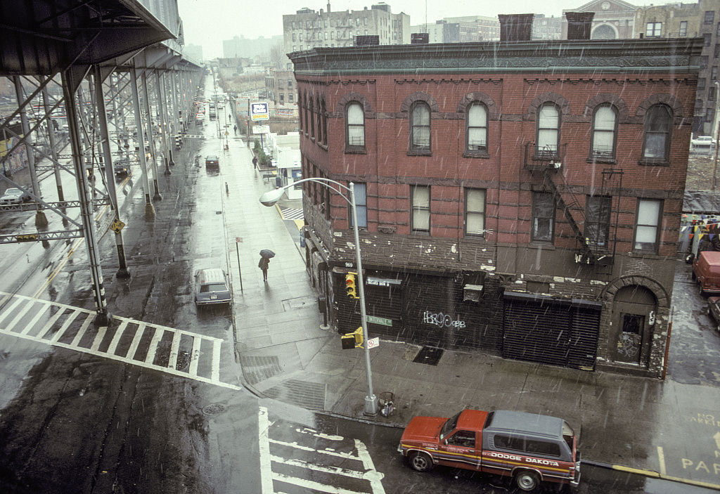 View Sw Along Westchester Ave. From Intervale Ave., Bronx, 1997