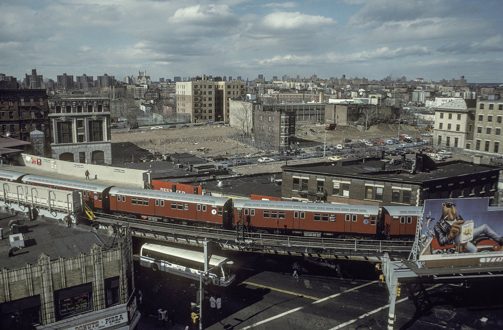 No. 5 Subway, Redbirds And Billboard With Joe Camel, Simpson Station, Bronx 1991