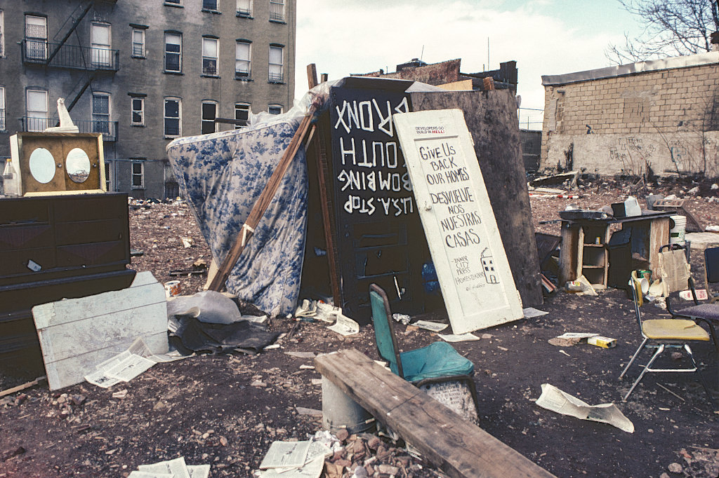 Squatter'S Belongings, Nw Corner Of Hoe Ave. At Home St., Bronx, 1991