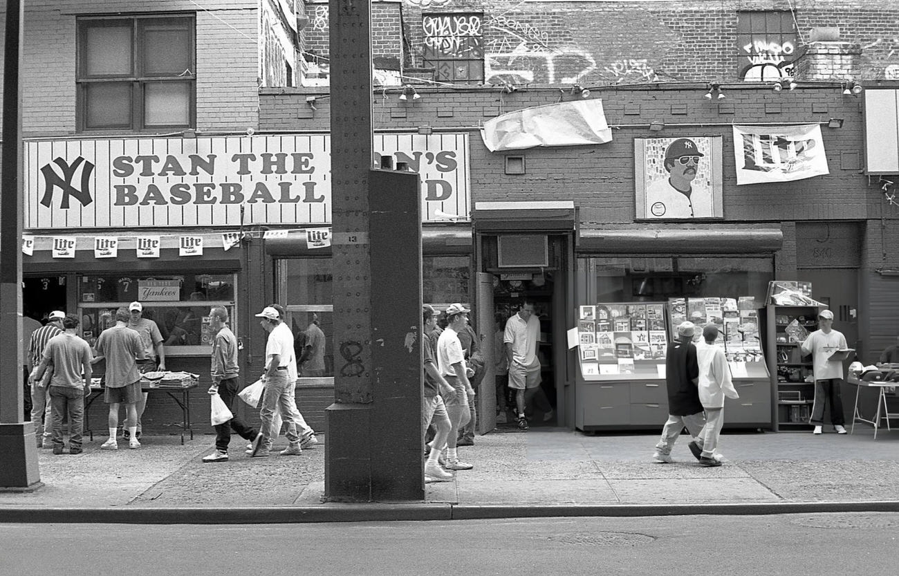 'Stan'S The Man Baseball Land' Sports Memorabilia Shop On River Avenue, Bronx, 1997.