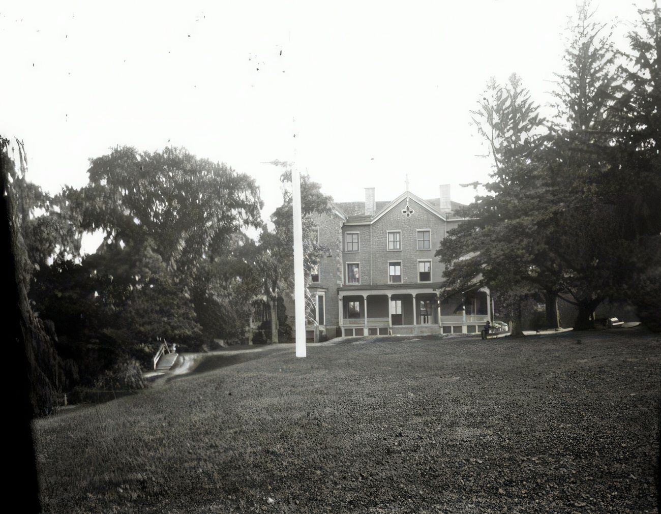 Mansion At Bronx Park, Circa 1910.