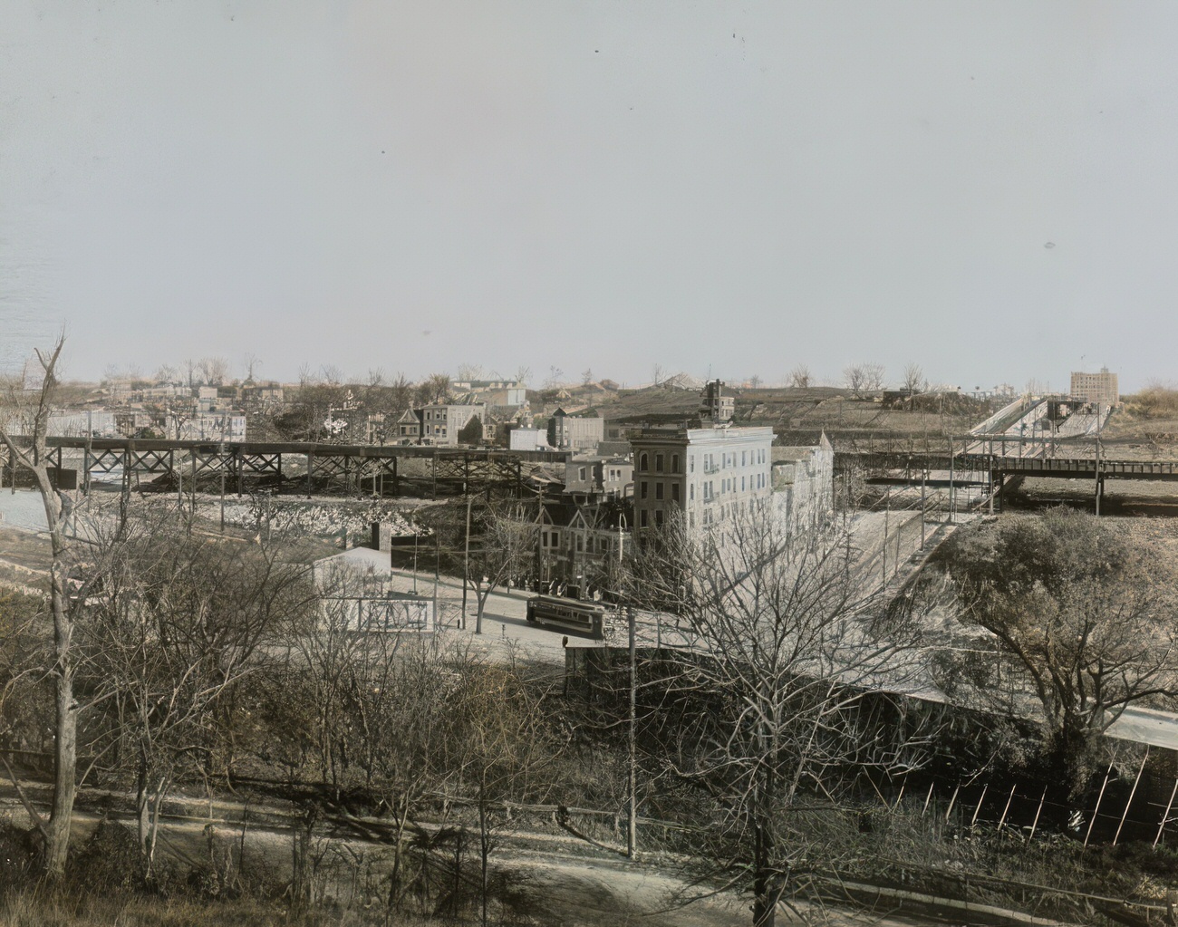 View From Huber Property On Anderson Avenue, Circa 1915.