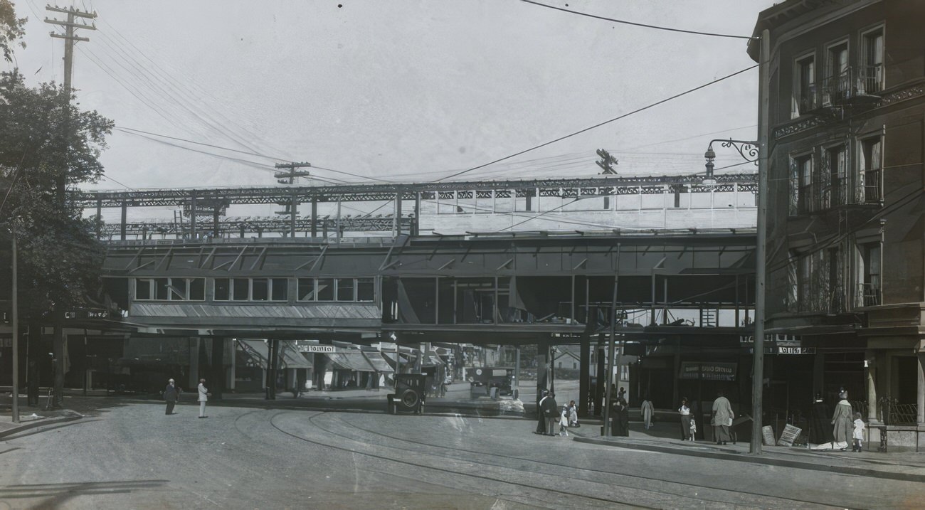 Fordham Road And Jerome Avenue, Looking East, 1916.