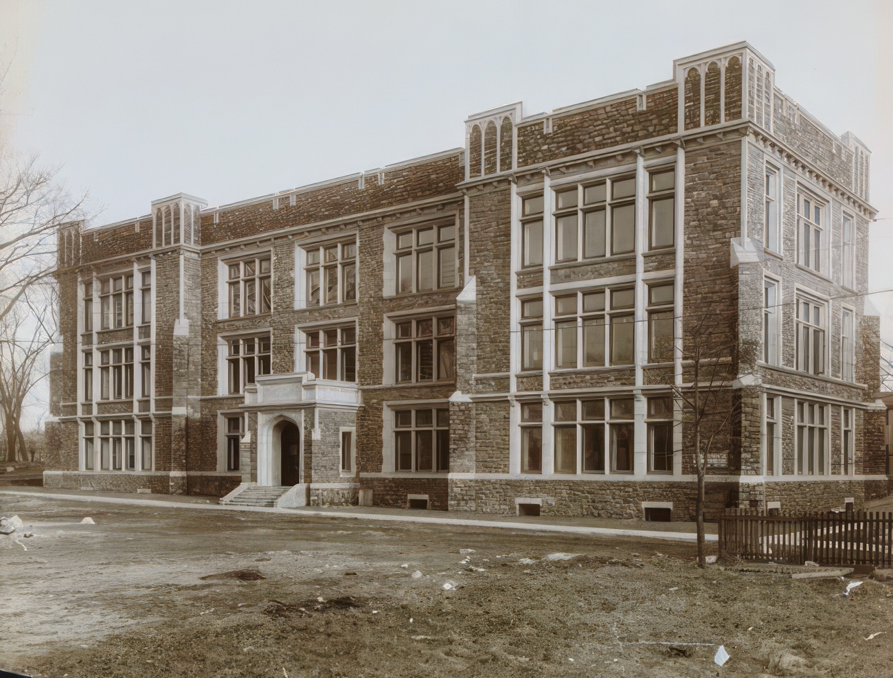 Building On Fordham Road, Possibly Part Of Fordham University, 1910.