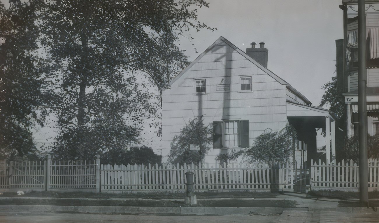 Poe Cottage, Circa 1910.