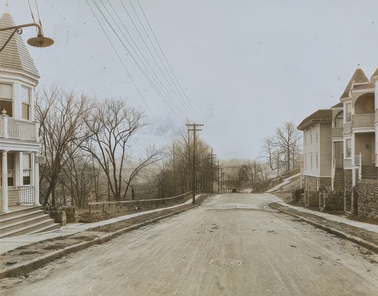 Shakespeare Avenue Showing Huber Property And New Subway, Circa 1915.