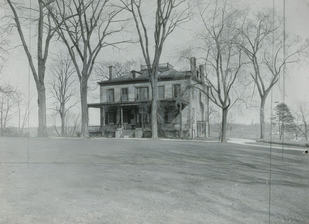The Hutchins Homestead In Riverdale, Circa 1910.