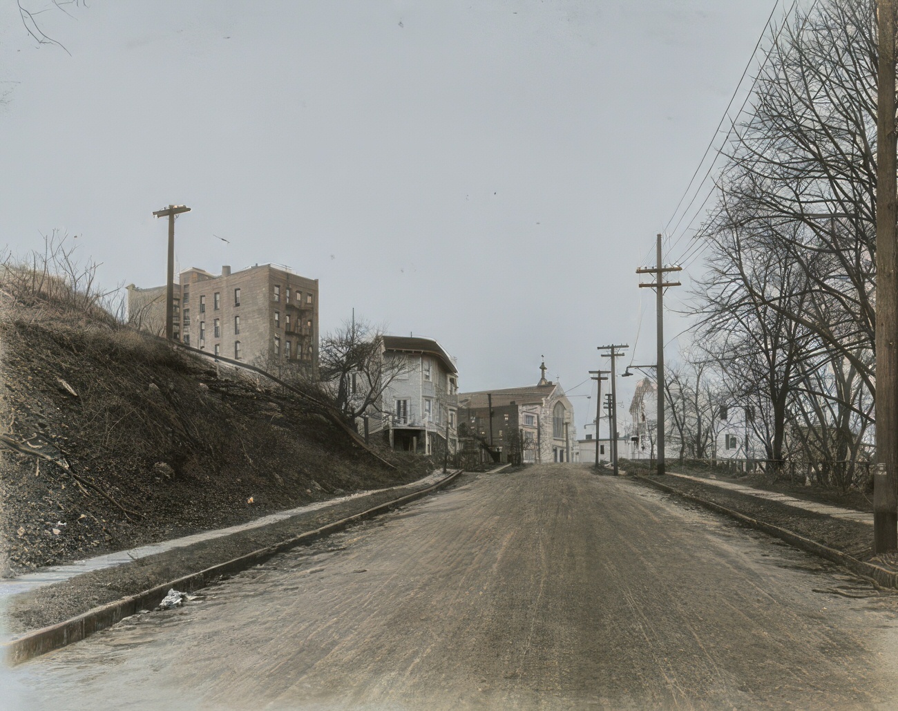 Shakespeare Avenue, Looking North From 166Th Street, Circa 1915.
