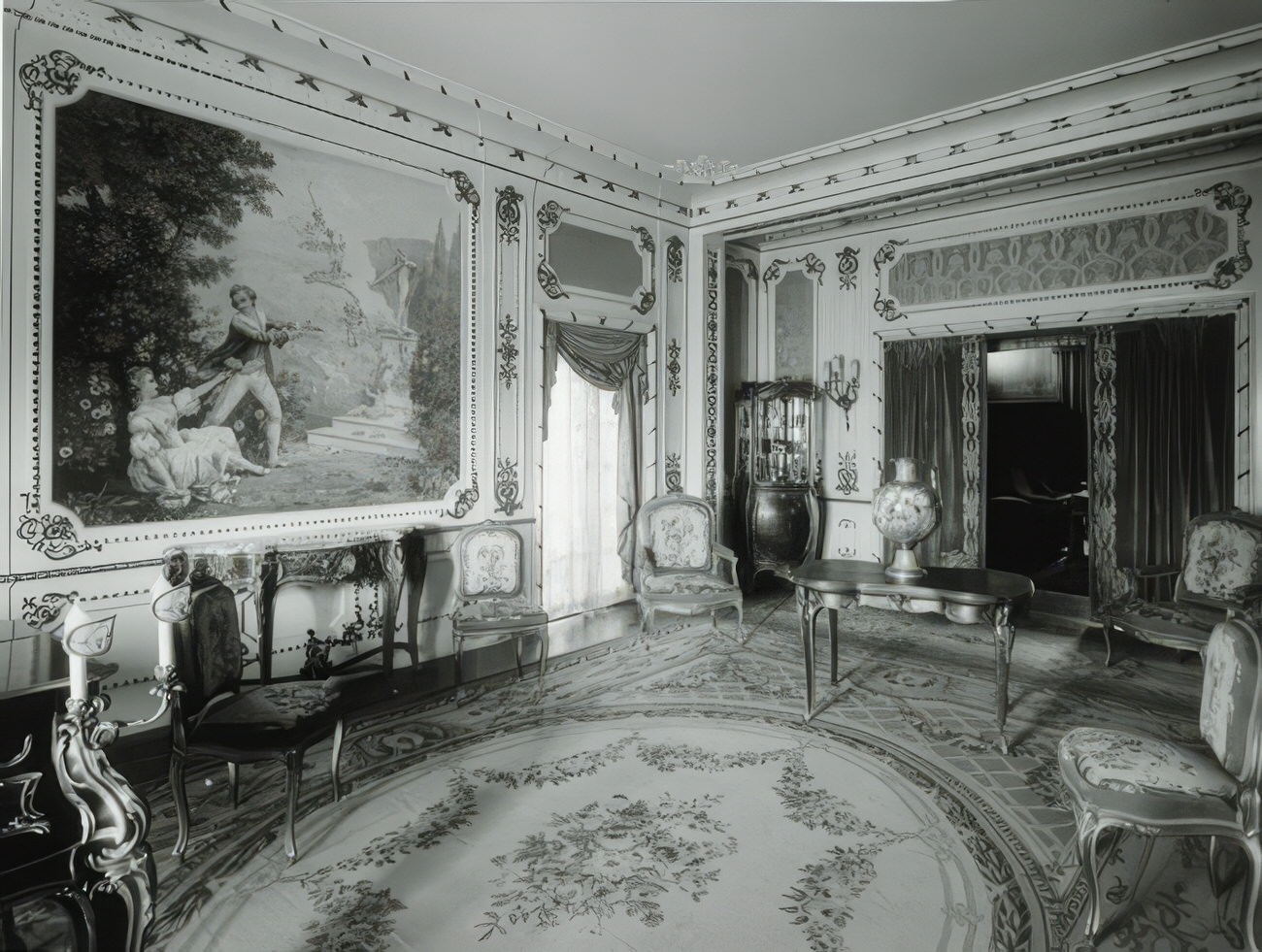 Boettger Residence, Drawing Room, Circa 1910.