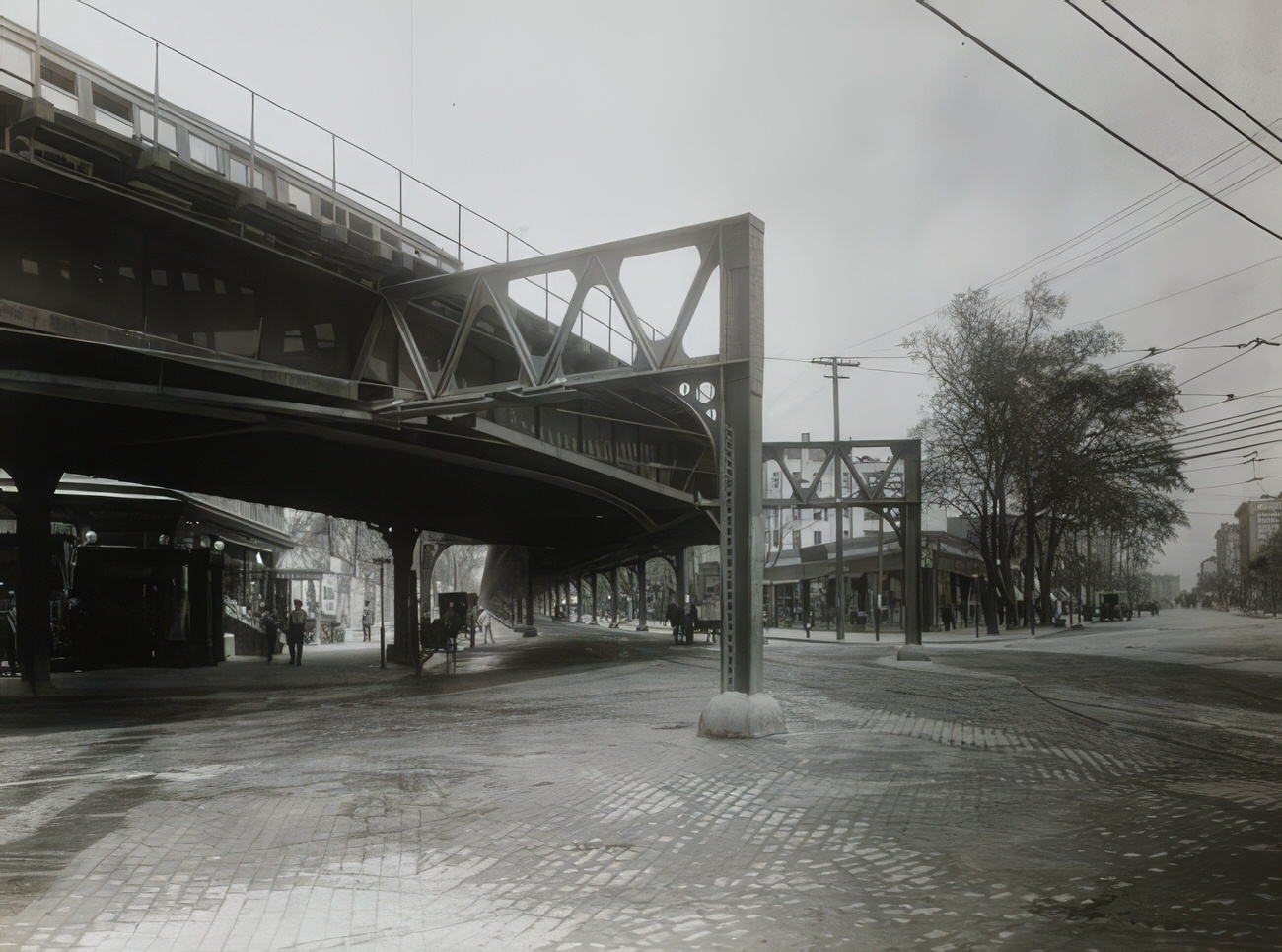 Looking South From Westchester Avenue To Southern Boulevard, 1913.