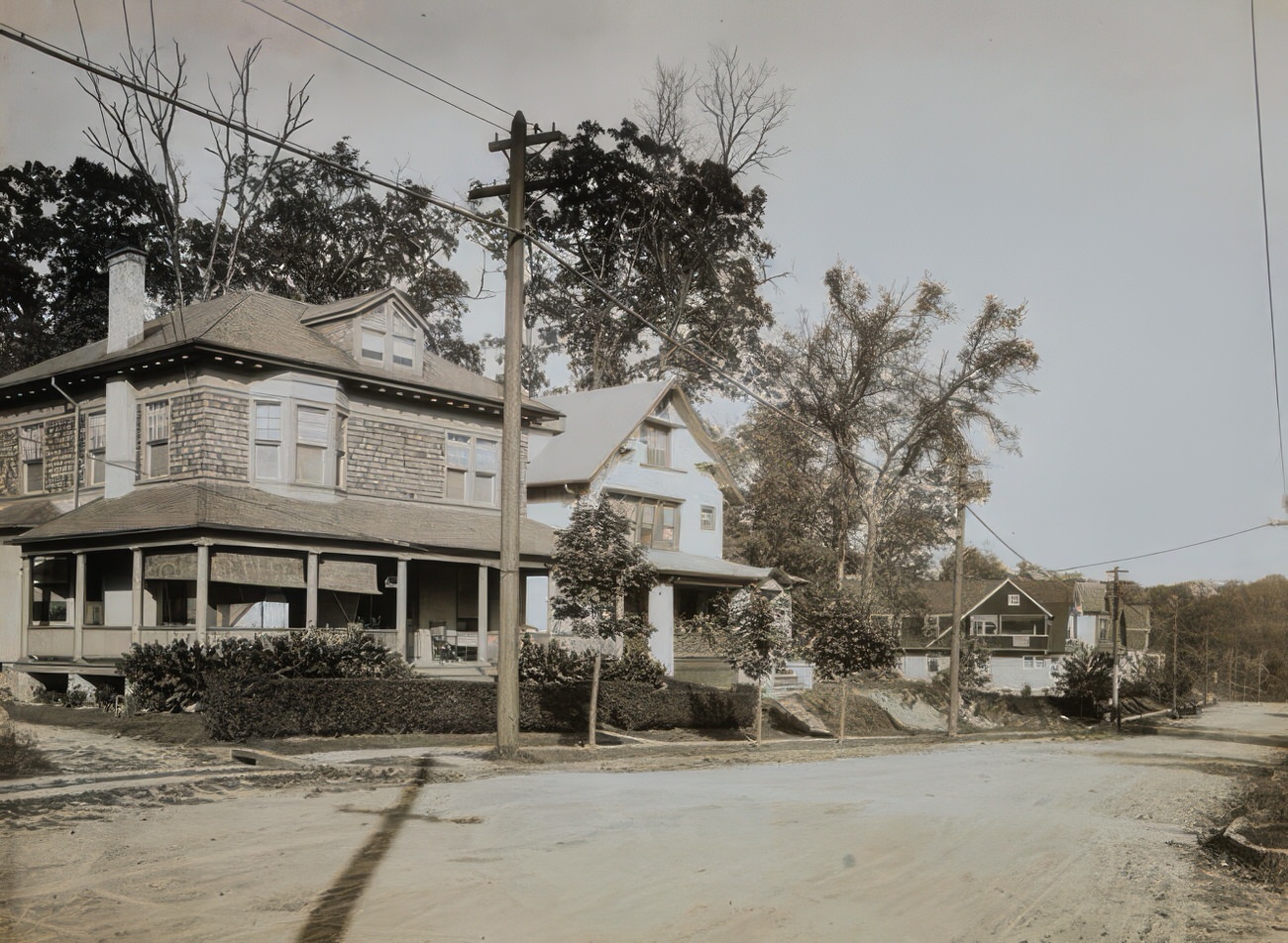 Looking East On 261St Street From Fieldston Road, Circa 1915.