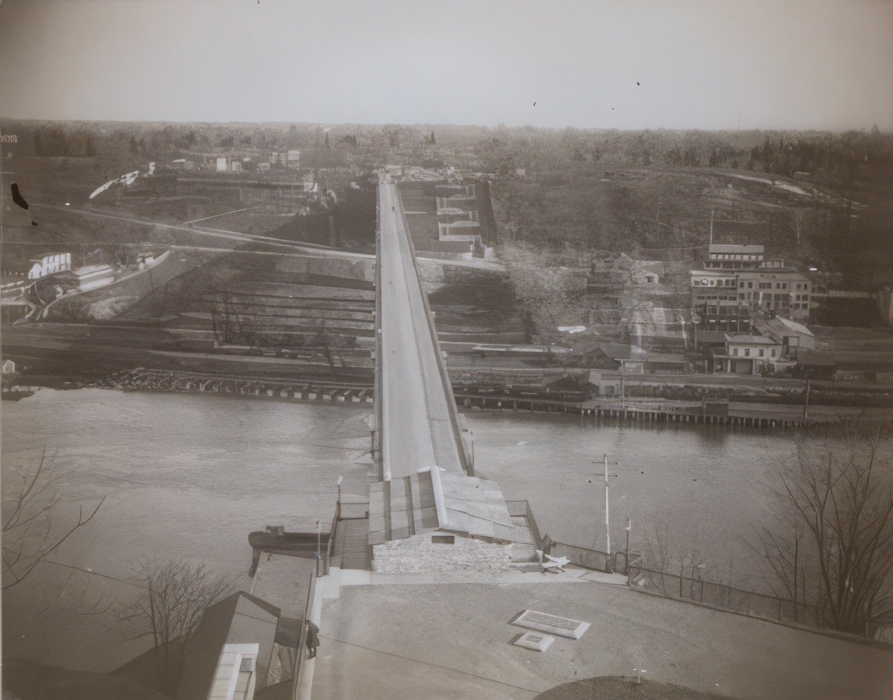 Looking Down On High Bridge, Circa 1910.