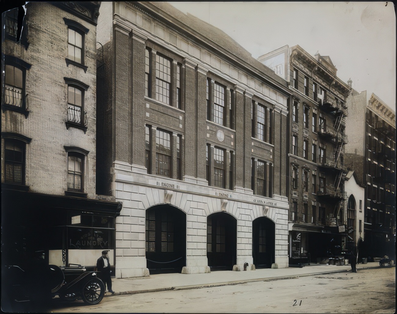 Double Engine And Hook And Ladder Co, Circa 1915.