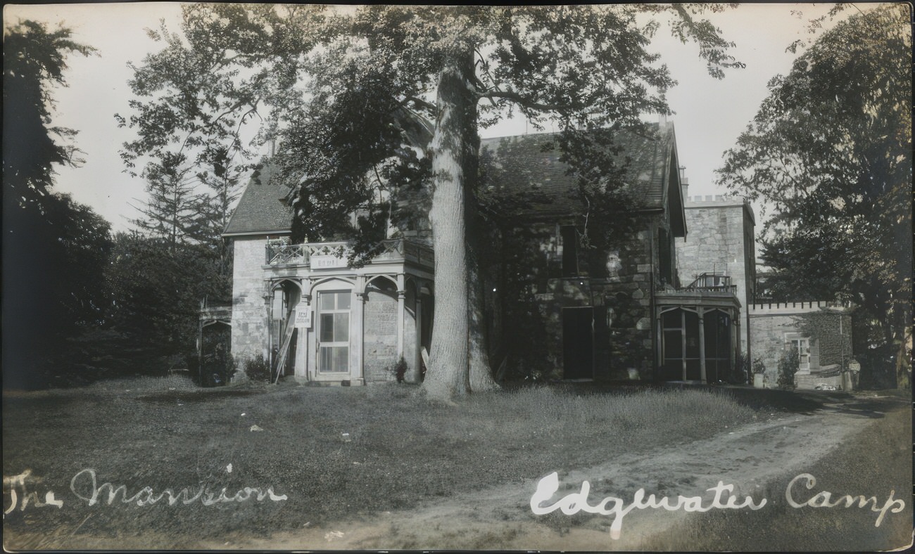 The Mansion At Edgewater Camp, Circa 1914.