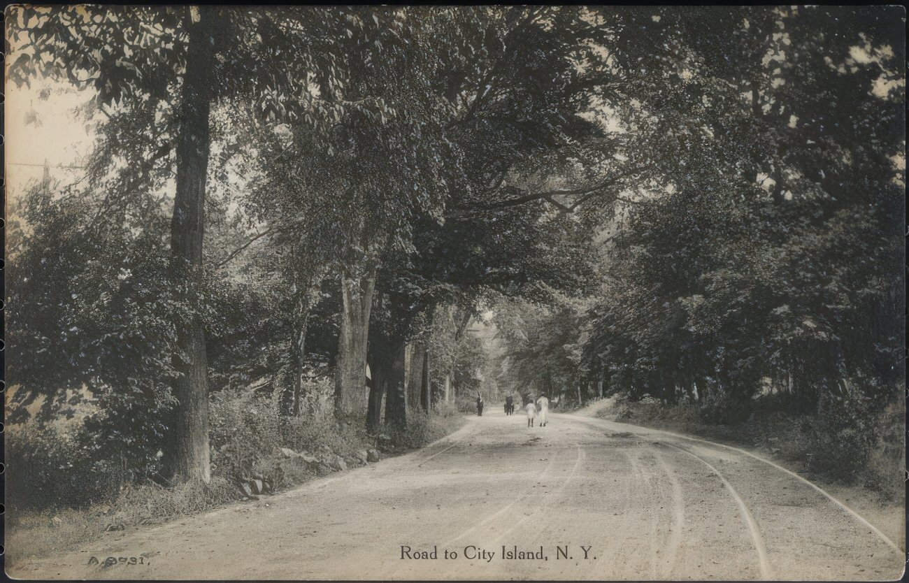 Road To City Island, 1910.
