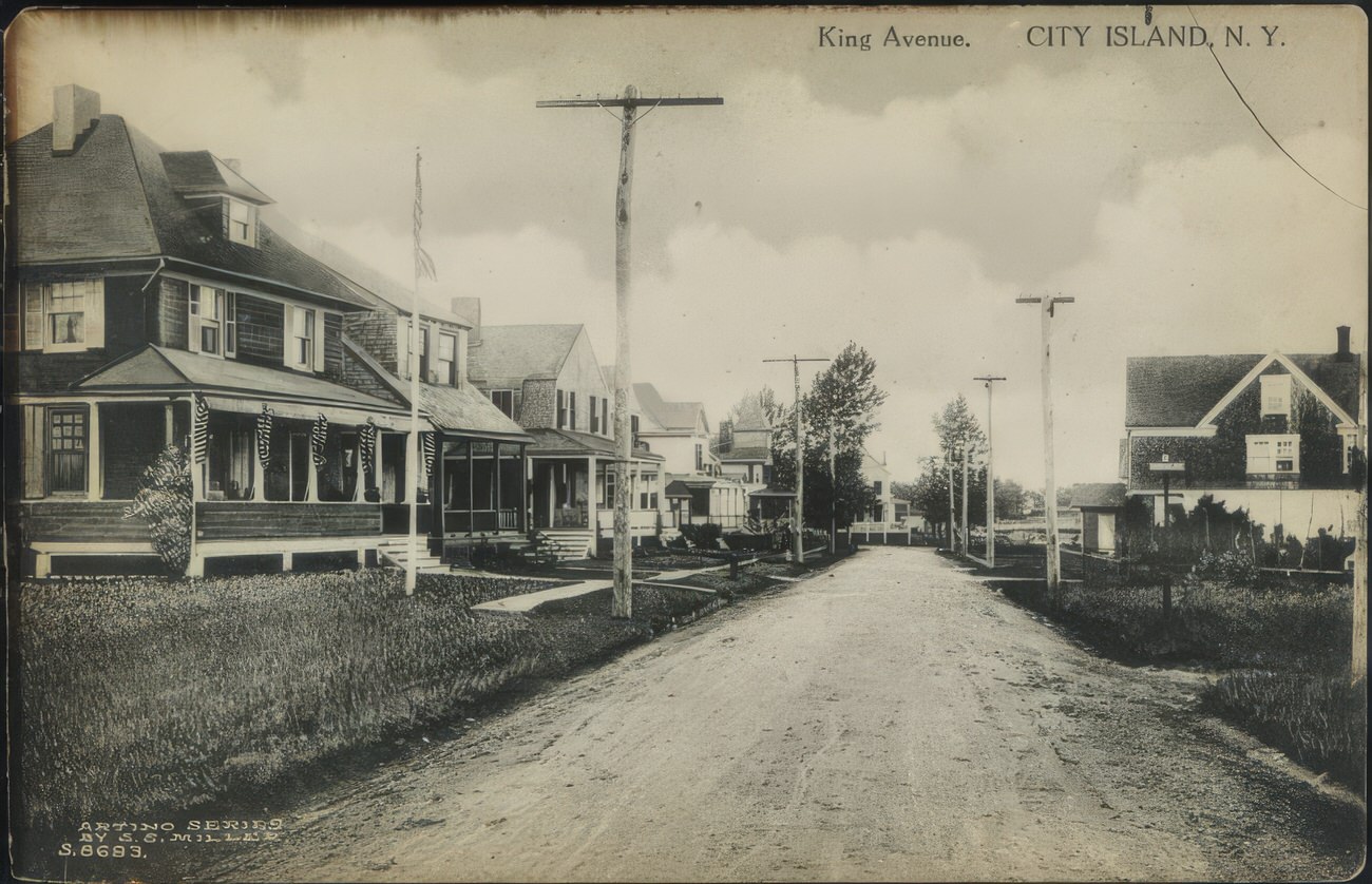 King Avenue, City Island, N.y., Circa 1910