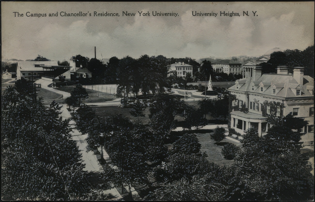 The Campus And Chancellor'S Residence, University Heights, 1915.