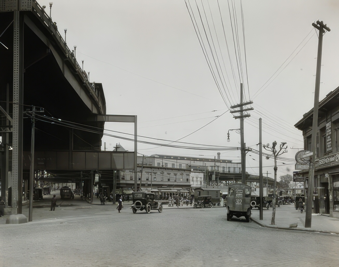 West Farms Subway Station, Circa 1910.